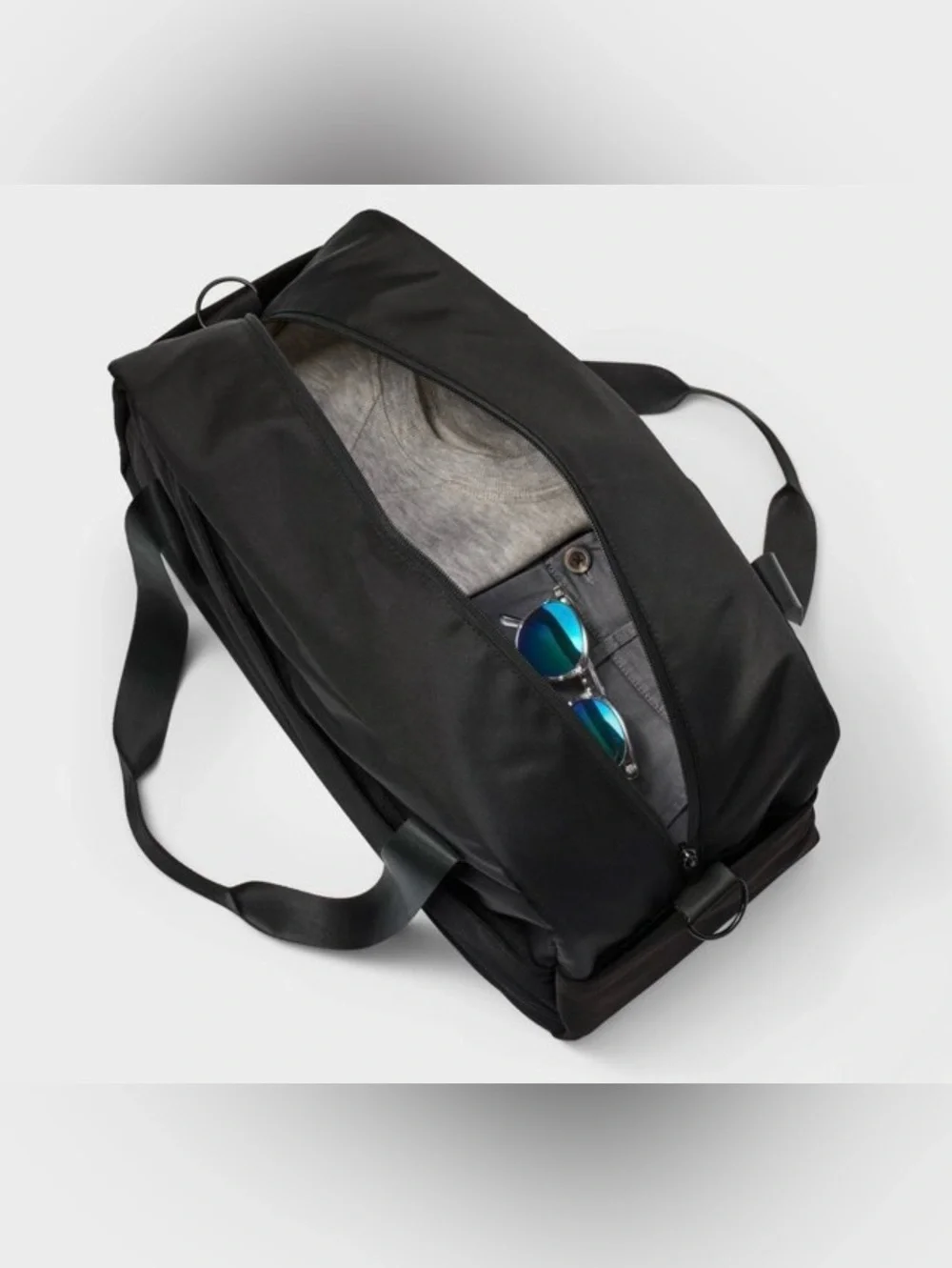 All In Motion Sporty Duffel Bag, 20 in, Black